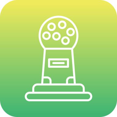 Benzersiz Robot Vektör Kabartma Simgesi