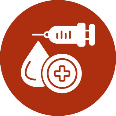 Kan bağışı kutsal kişilerin resmi, vektör çizim