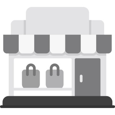 dükkan simgesi, basit tasarım