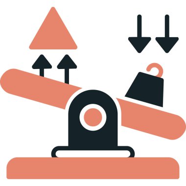 Bir ağaç simgesinin vektör illüstrasyonu