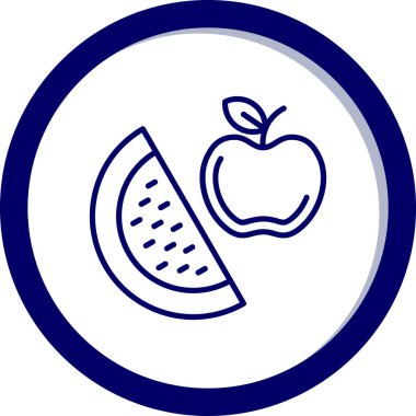 elma meyve vektörü simgesi