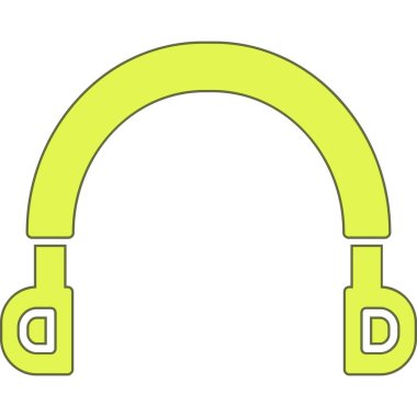 kişisel ve ticari kullanım için kulaklıklar vektör simgesi simgesi vektör çizimi..