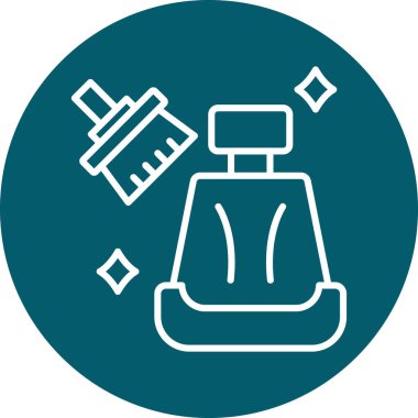 Güzellik ve moda simgelerinin vektör çizimi