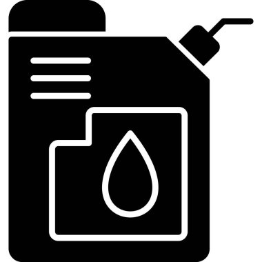 şişe yağı ikonu vektör illüstrasyonu