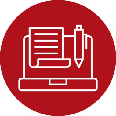 not simgesi, vektör illüstrasyonu