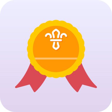 Madalya. Web simgesi basit tasarım