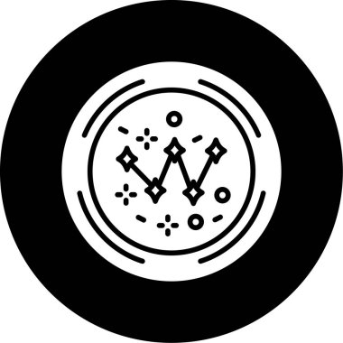 Sihirli bir simgenin vektör illüstrasyonu