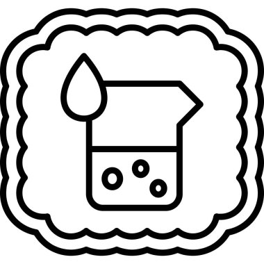 su damlası ikon vektör illüstrasyonu