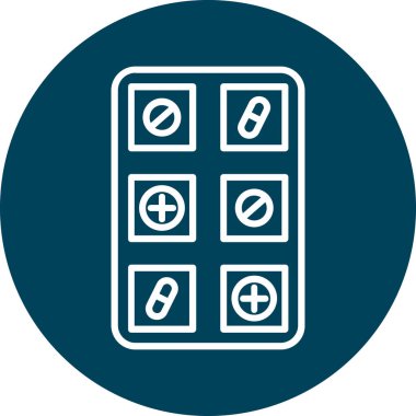 hapları web simgesi, vektör çizim