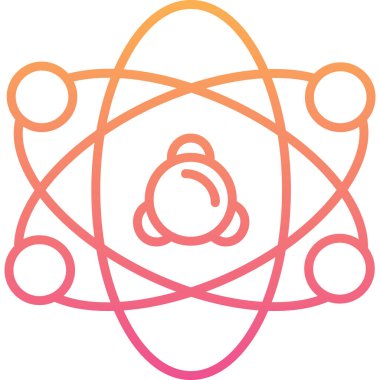 Molekül atomu bilim simgesi