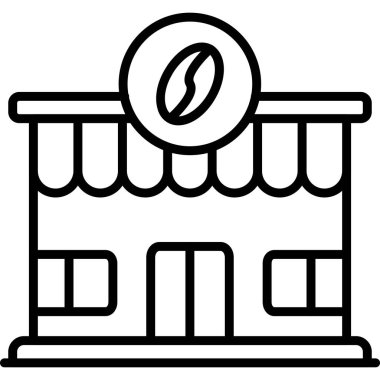 bina simgesi, vektör illüstrasyonu