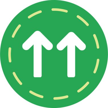 ok simgesi vektör illüstrasyonu