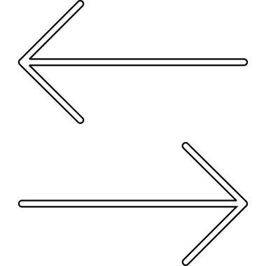 Ok simgesi. Vektör simgesi