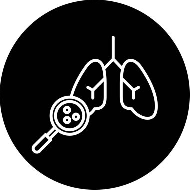 vektör ciğerleri simge illüstrasyonu