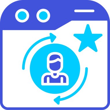 seo modern simgesinin vektör illüstrasyonu