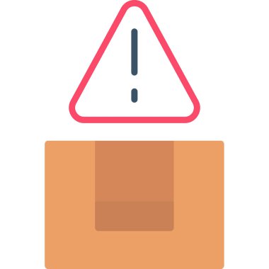 Düz biçimli alarm uyarı simgesi