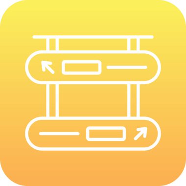 Modern simgenin vektör illüstrasyonu