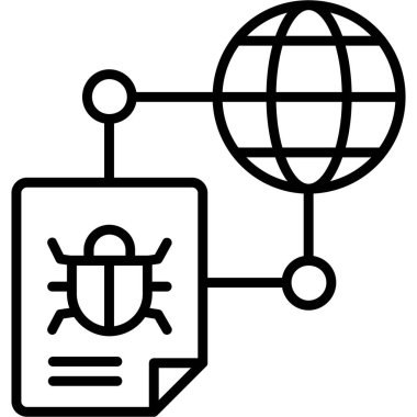 ağ simgesi, vektör