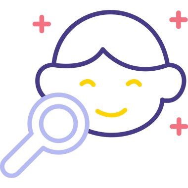 Ara. Web simgesi basit illüstrasyon