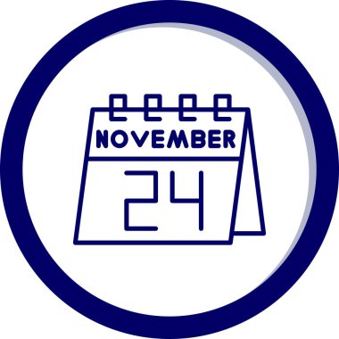 Kasım 'ın 23. Takvimi tek bir gün simgesinde