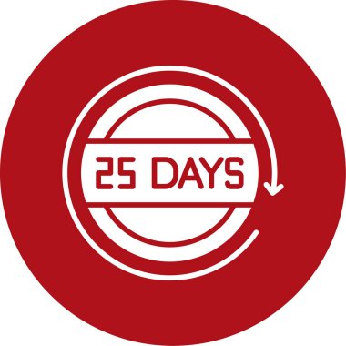25 gün kaldı simgesi