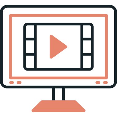 bilgisayar simgesi vektör illüstrasyonu