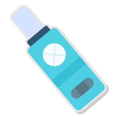 Tıbbi Şişe Vektör Simgesi