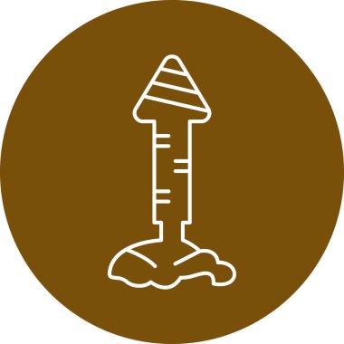 mantar simgesi vektör illüstrasyonu