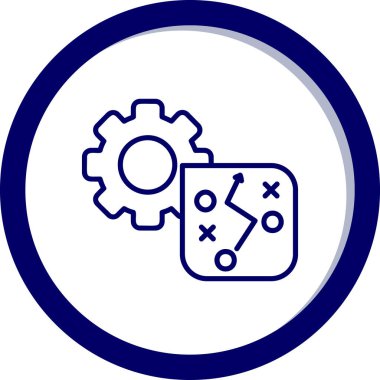 Teçhizat Web simgesi basit illüstrasyon