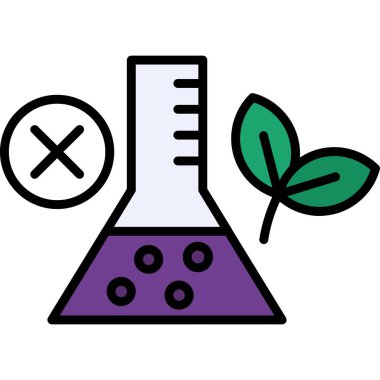 test tübü ikon vektör çizimi