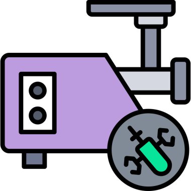 Motosiklet motosiklet simgesi - taslak biçimi