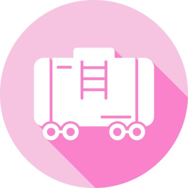 Bir kamyon simgesinin vektör çizimi