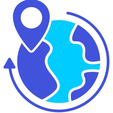 Harita işaretleyici vektör simgesi