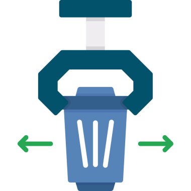 Geri dönüşüm kutusu vektör simgesi