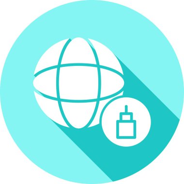 İnternet web simgesi basit tasarım