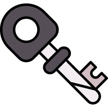 Tornavida. Web simgesi basit illüstrasyon