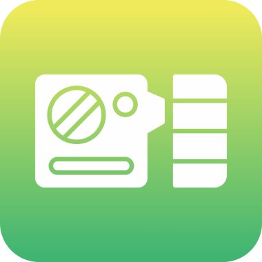 Eşsiz Kamera Çizgisi Vektör Simgesi