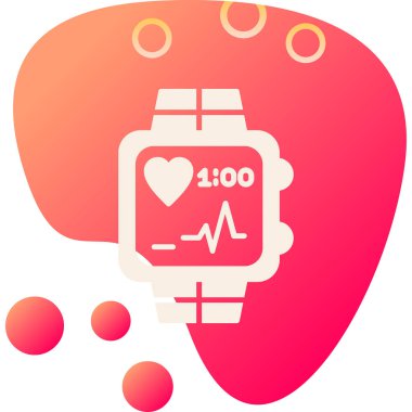 kalp atışı vektör simgesi