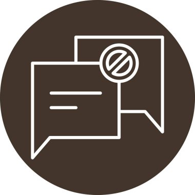 İletisiz vektör illüstrasyon simgesi