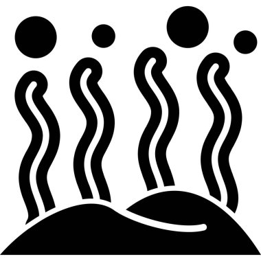 sıcak hava balonu simgesi, vektör illüstrasyonu