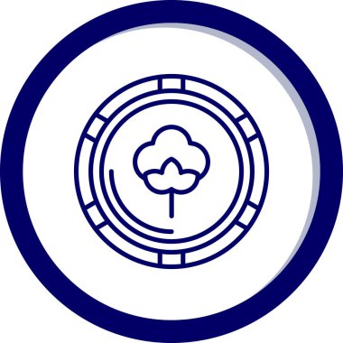 Ağaç simgesinin vektör illüstrasyonu