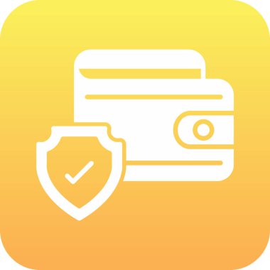 güvenlik simgesi vektör illüstrasyonu