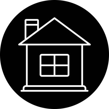 Modern yapı simgesinin vektör illüstrasyonu