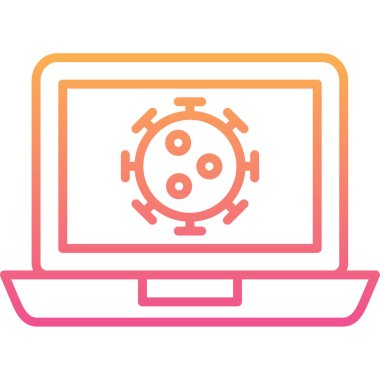 Modern bir simgenin vektör illüstrasyonu