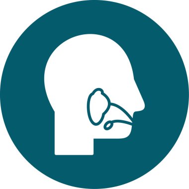 Beyin. Web simgesi basit illüstrasyon