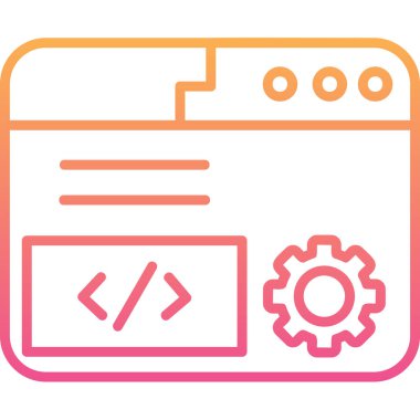 seo modern simgesinin vektör illüstrasyonu