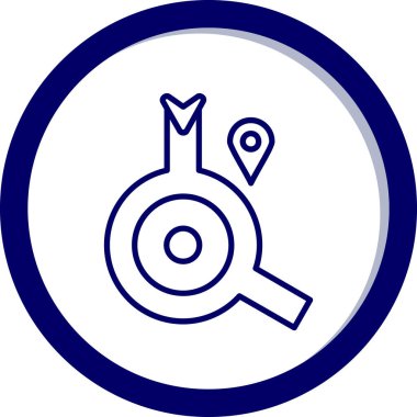 pusula simgesi modadan izole edilmiş arkaplan