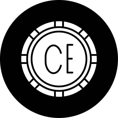 Para para birimi simgesi somut biçiminde