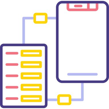 şebeke. Web simgesi basit illüstrasyon