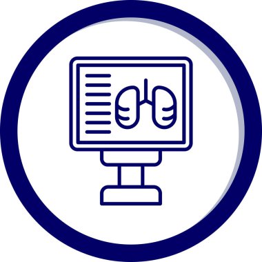 Bilgisayar simgesi. Web için dizüstü bilgisayar vektör simgelerinin basit çizimi